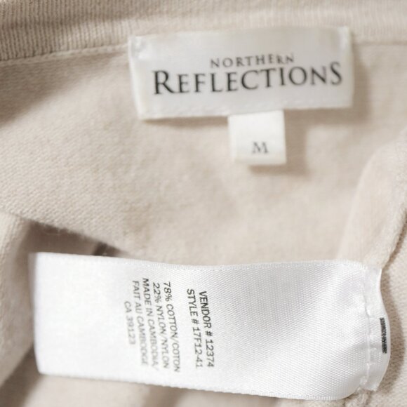 Heather Beige Crew Neck Cardigan 🍦 NORTHERN REFLECTIONS - Picture 5 of 6